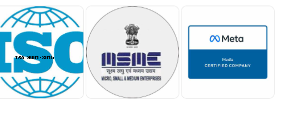 Certifications: ISO, MSME, Meta